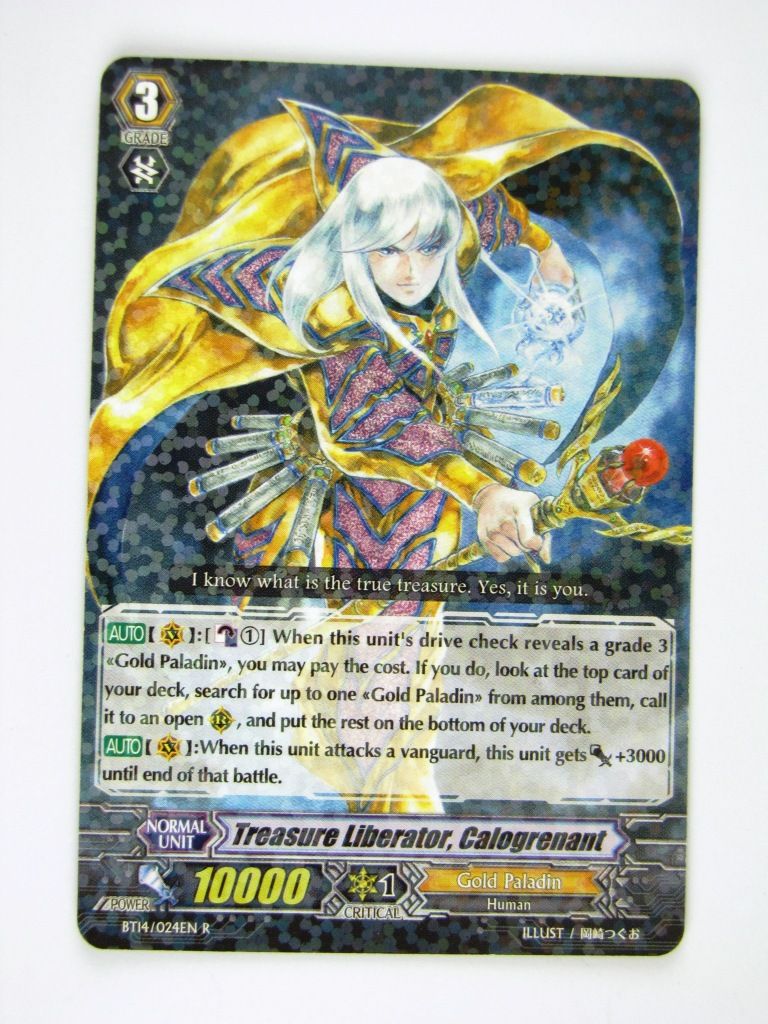 CFV Cards: TREASURE LIBERATOR, CALOGRENANT BT14:Brilliant Strike