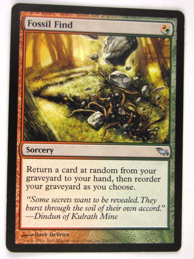 MTG Magic: the Gathering Cards: FOSSIL FIND: SHM
