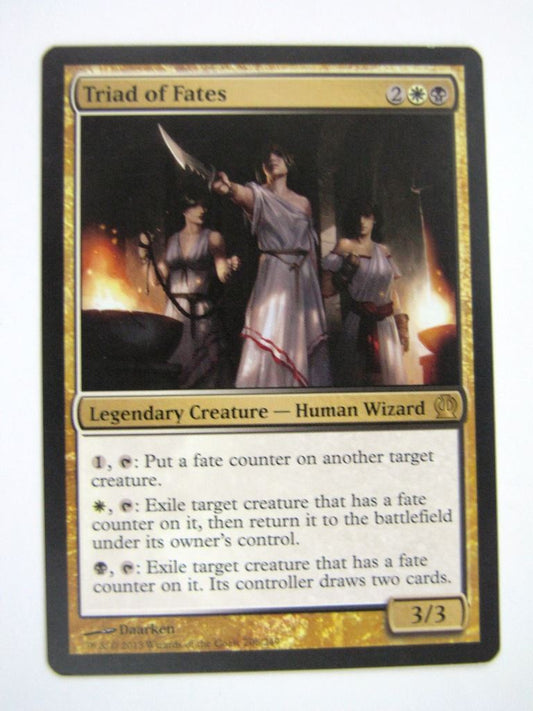 MTG Magic Played Cards: TRIAD OF FATES # 6J92
