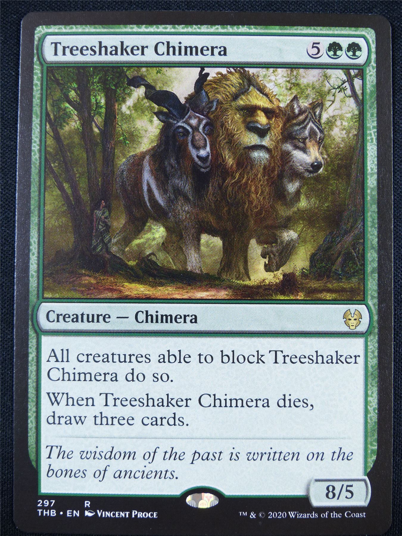 Treeshaker Chimera - THB - Mtg Card #OG