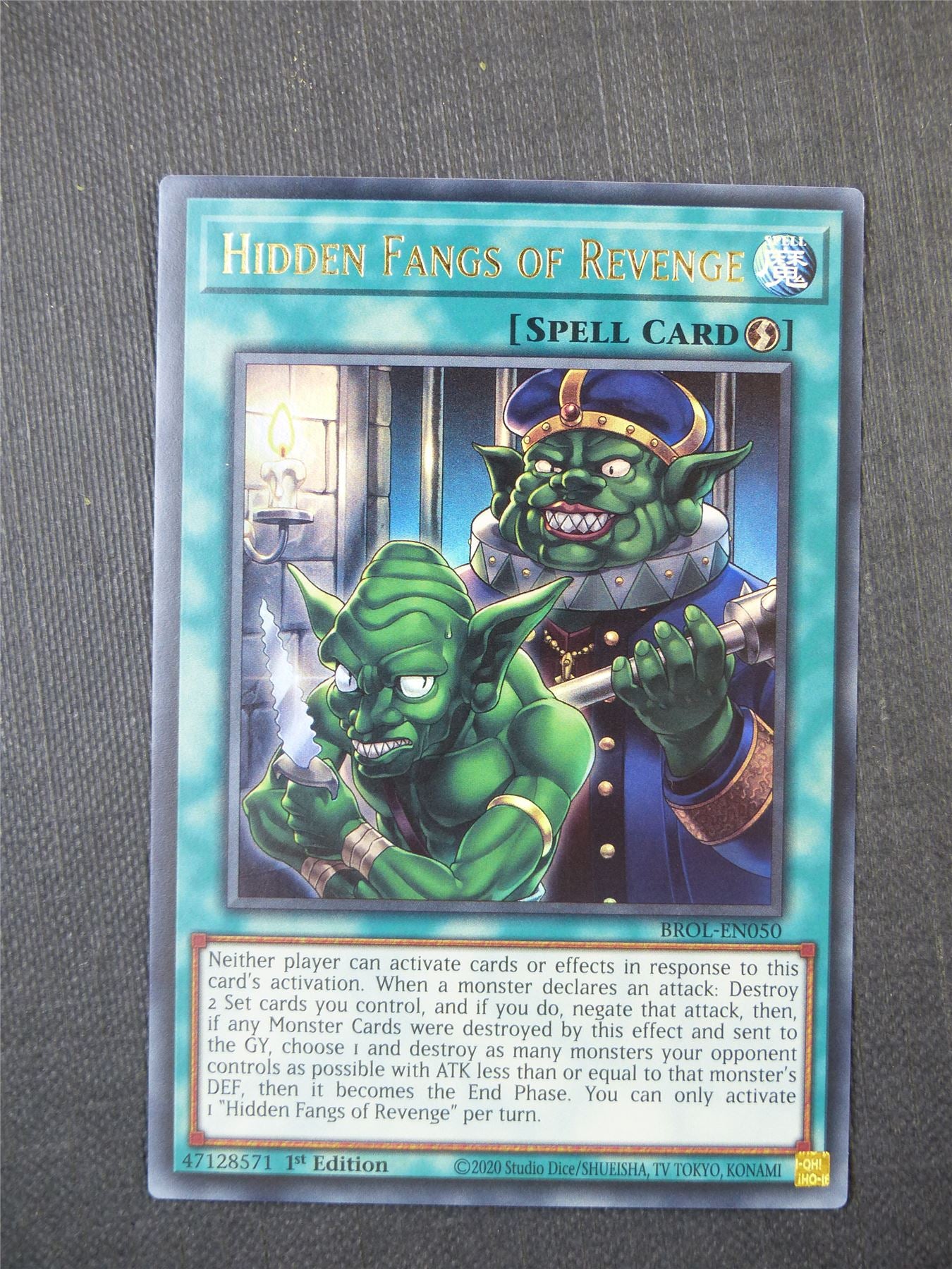 Hidden Fangs of Revenge - Yugioh Card #9I4