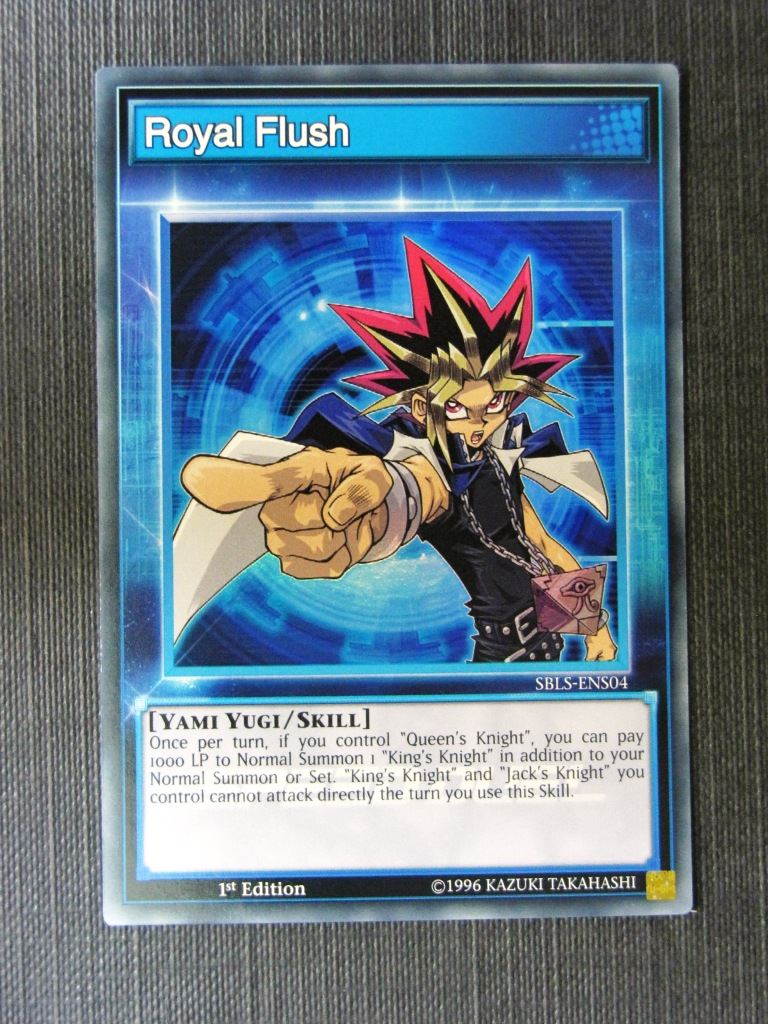 Royal Flush SBLS Super Rare - 1st ed - Yugioh Cards # 9J23