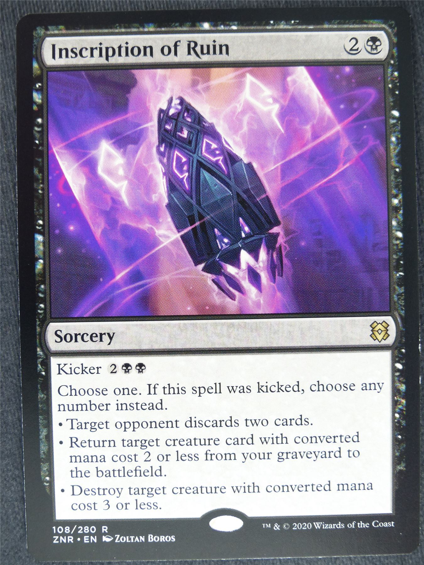 Inscription of Ruin Mint - Mtg Magic Cards #3F