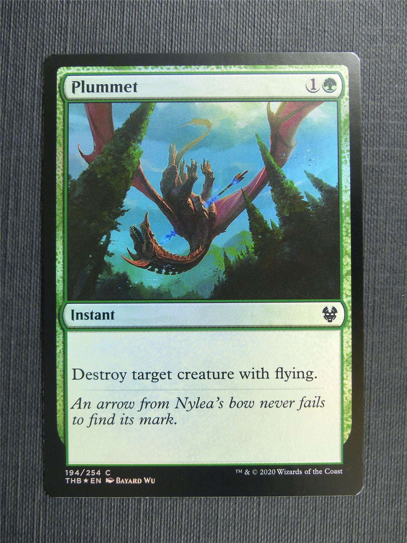 Plummet Foil - Theros Collector Ed - Mtg Magic Cards #3NL