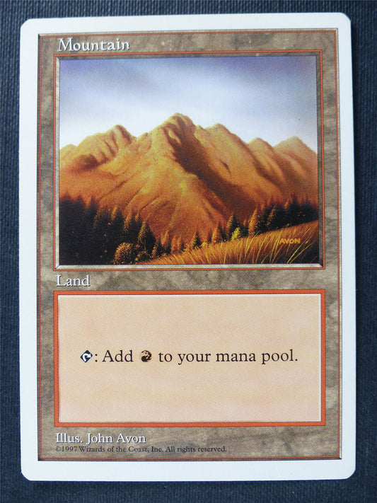 Mountain - Fifth Ed - Mtg Card #20E