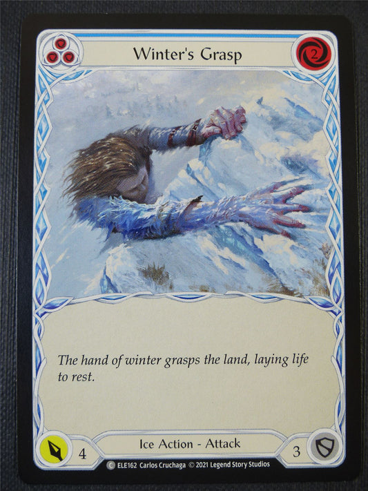 Winter's Grasp - Blue - Tales of Aria 1st ed - Flesh and Blood Card #64Z
