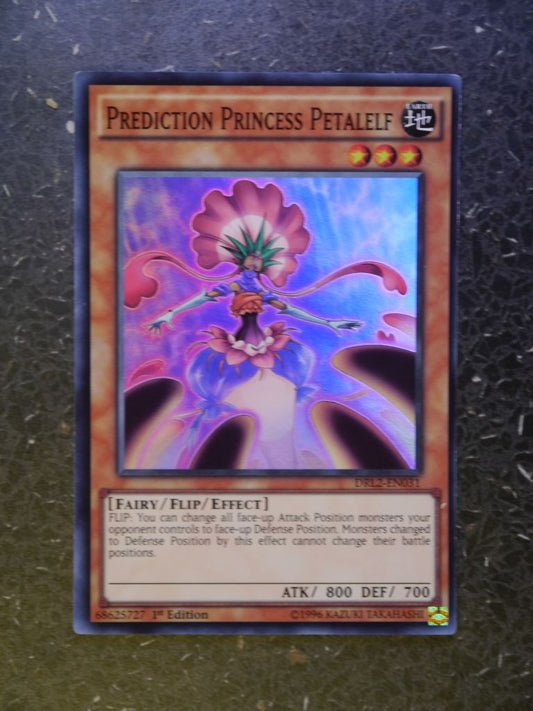 Yugioh Cards:PREDICTION PRINCESS PETALELF DRL2 SUPER RARE # 2H12