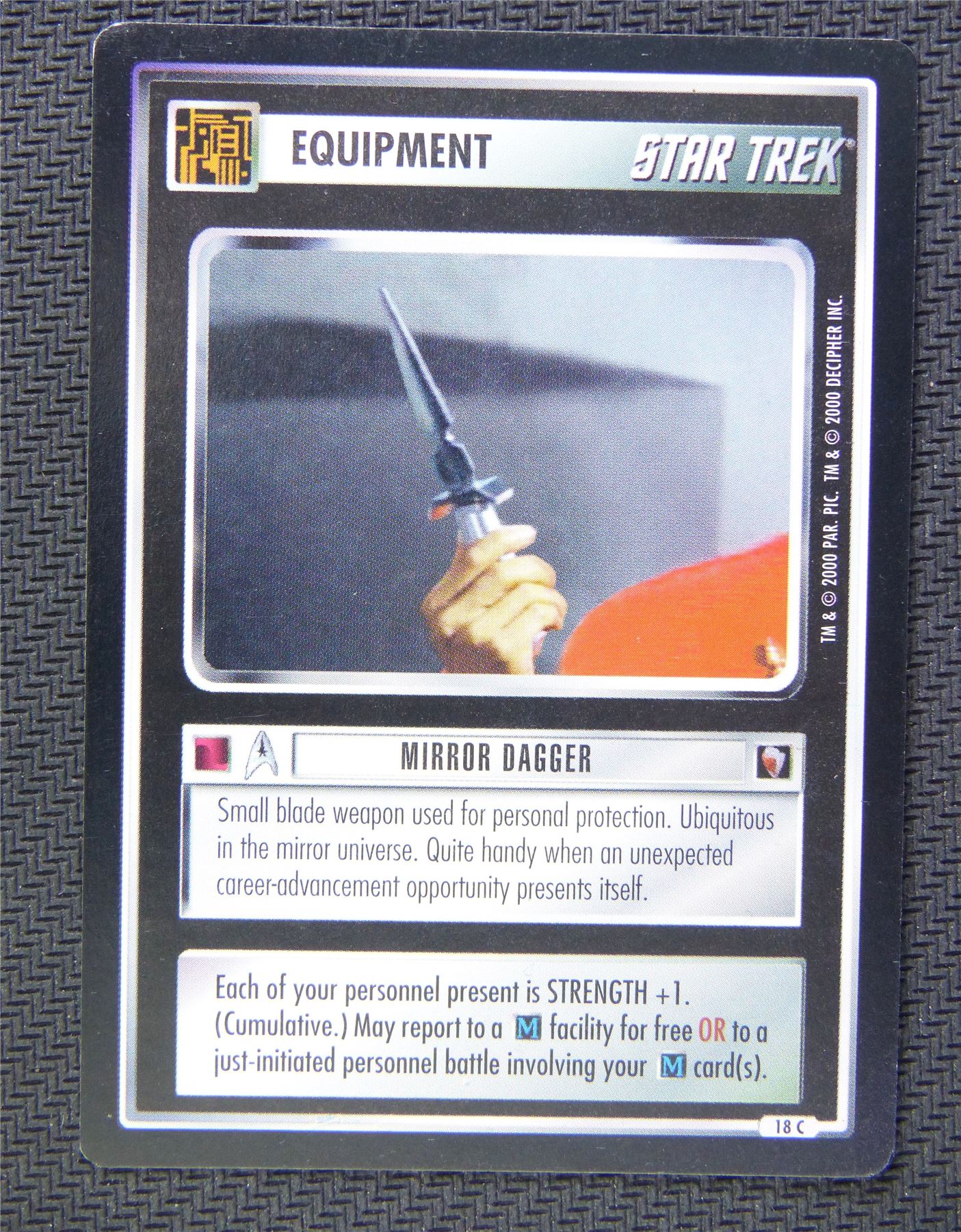 Equipment Mirror Dagger - Star Trek CCG #54R