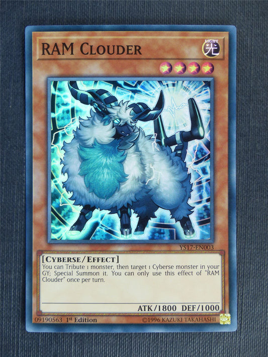 Ram Clouder YS17 Super Rare - 1st ed - Yugioh Cards #14M