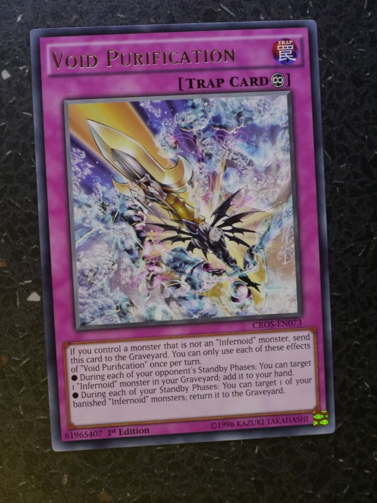 Yugioh Cards: VOID PURIFICATION CROS RARE # 3H68