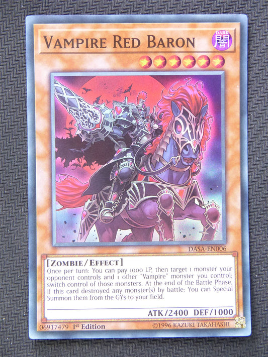 Vampire Red Baron DASA - Super Rare - Yugioh Card #5M3