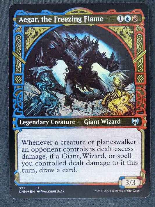 Aegar the Freezing Flame Showcase Foil #FX