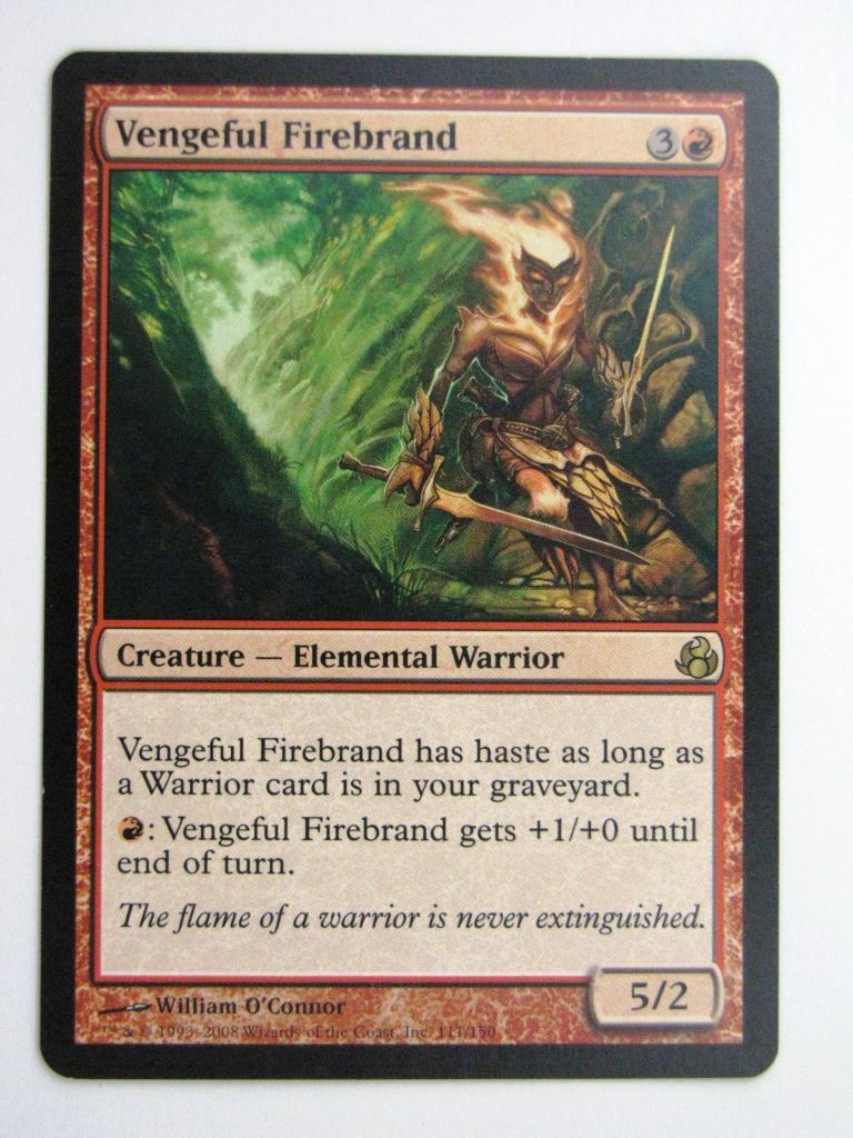 MTG Magic Played Cards: VENGEFUL FIREBRAND # 26B2