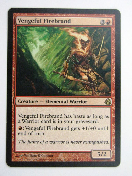 MTG Magic Played Cards: VENGEFUL FIREBRAND # 26B2