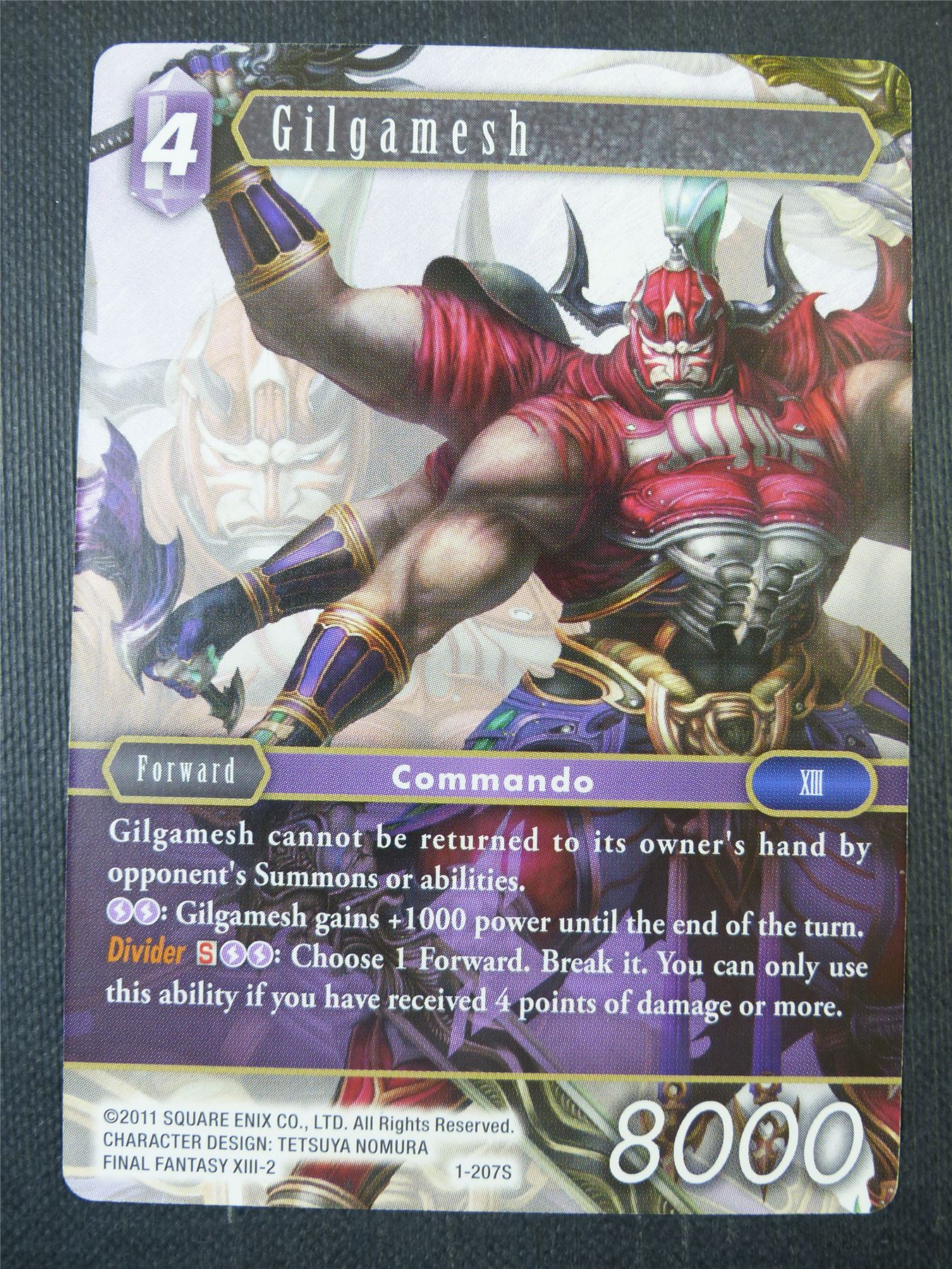 Gilgamesh 1-207S - Final Fantasy Card #9DH