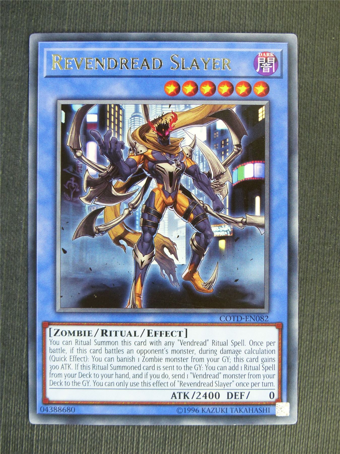 Revendread Slayer COTD Rare - Yugioh Cards #SG