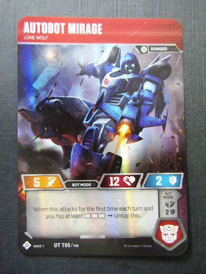 Autobot Mirage UT T05/T40 - Transformers Cards # 7C10