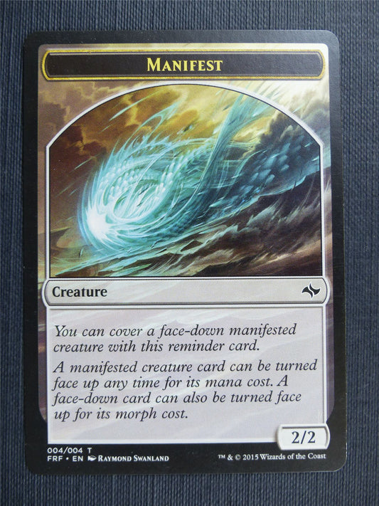 Manifest Token - Mtg Magic Cards #44H