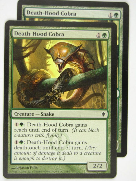 MTG Magic: the Gathering Cards: DEATH-HOUND COBRA x2: NPH