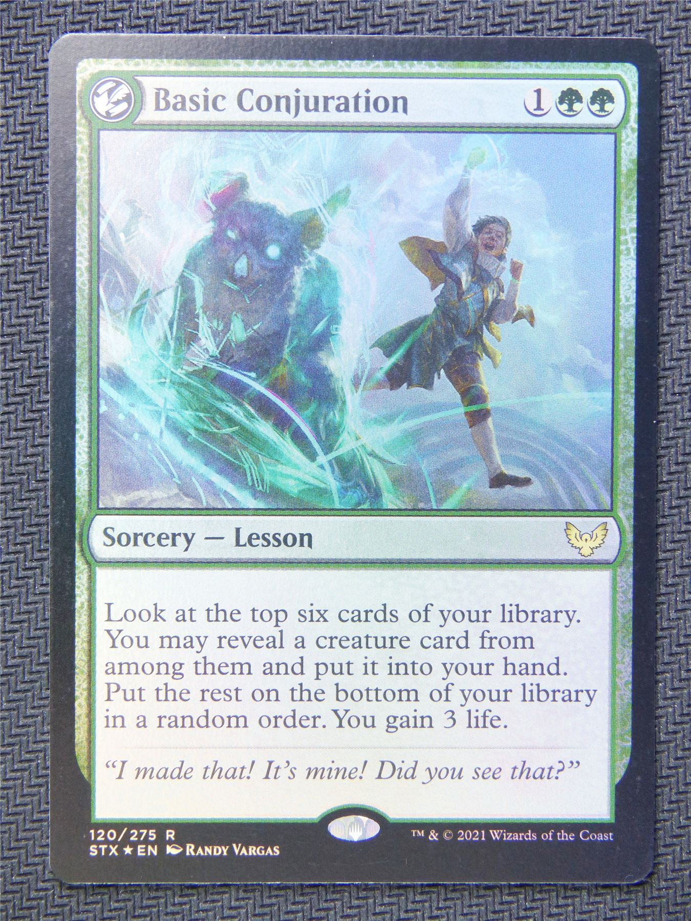 Basic Conjuration Foil - Mtg Card #4ET