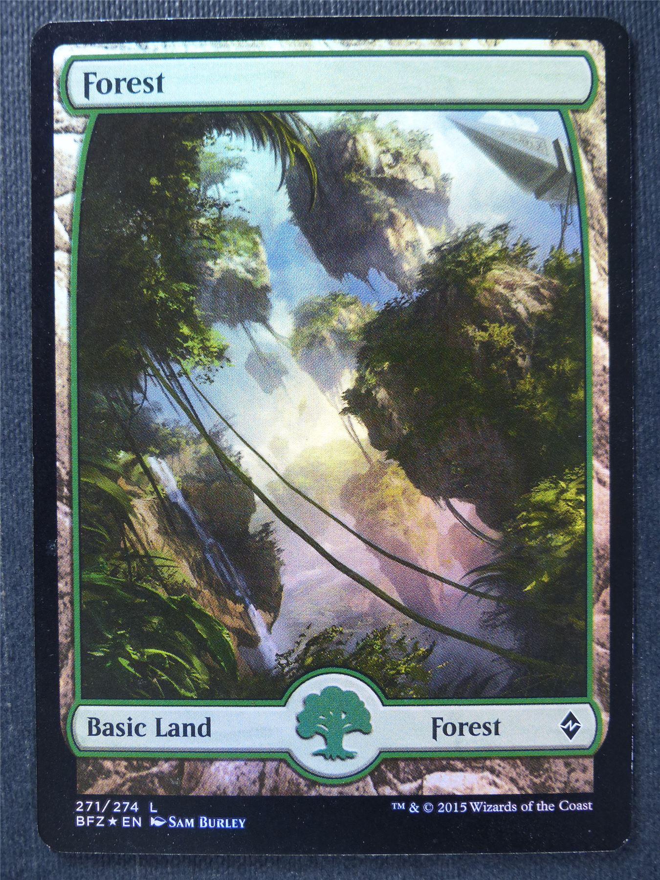 Forest 271/274 Full Art Foil - Mtg Magic Card #W3