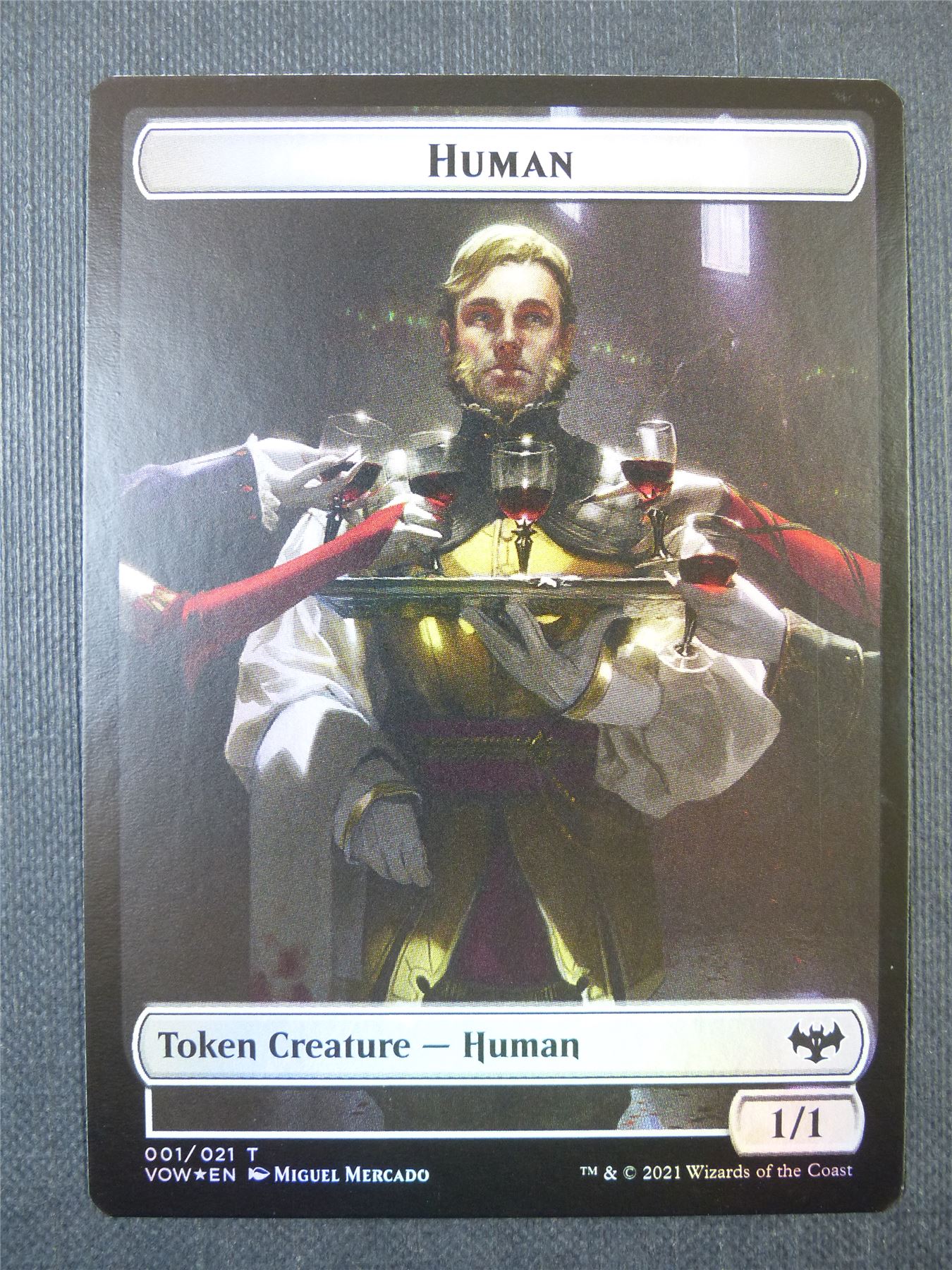Human Foil Token - Mtg Card #8Y4