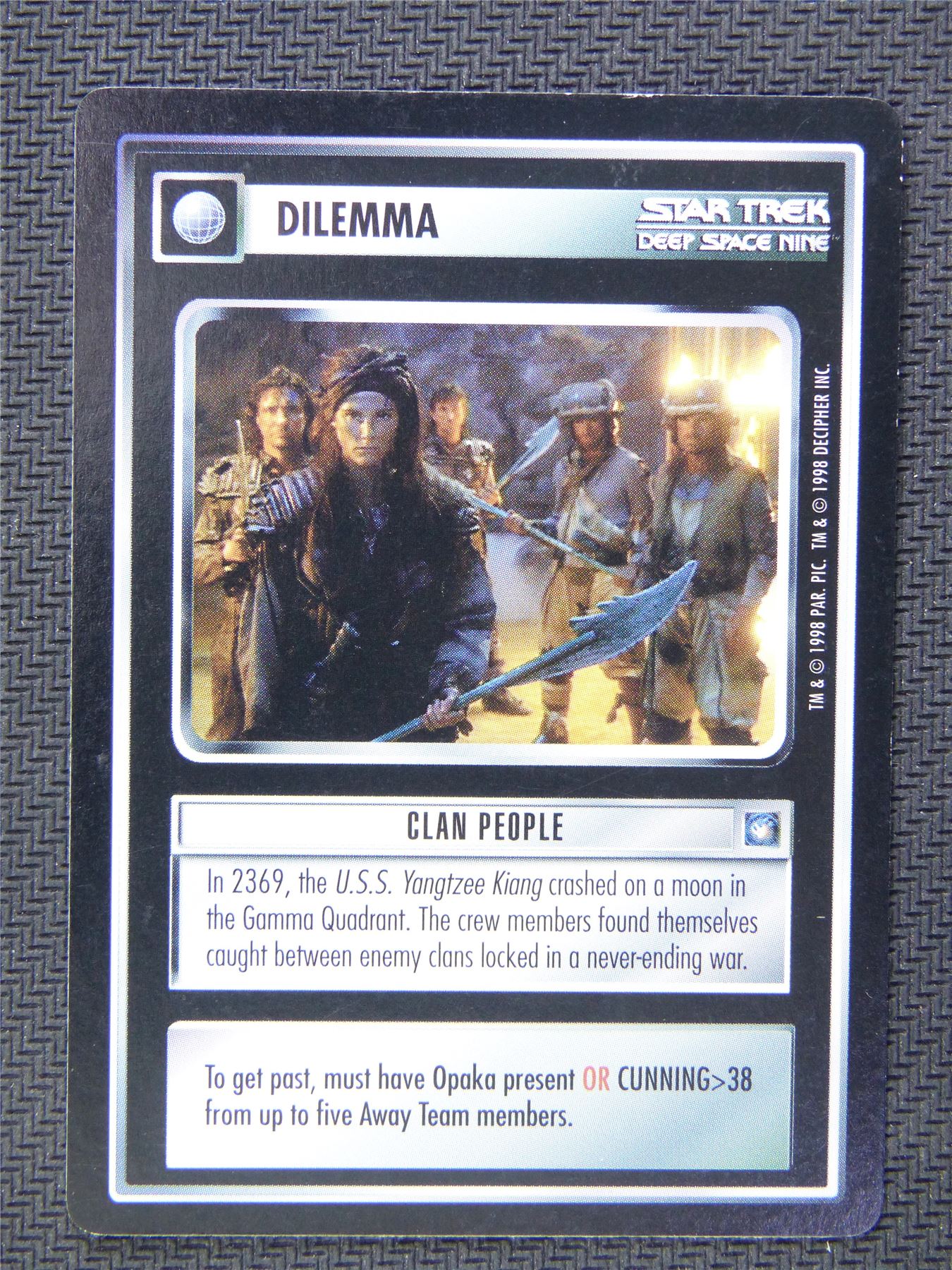 Dilemma Clan People - Star Trek CCG Deep Space Nine #580