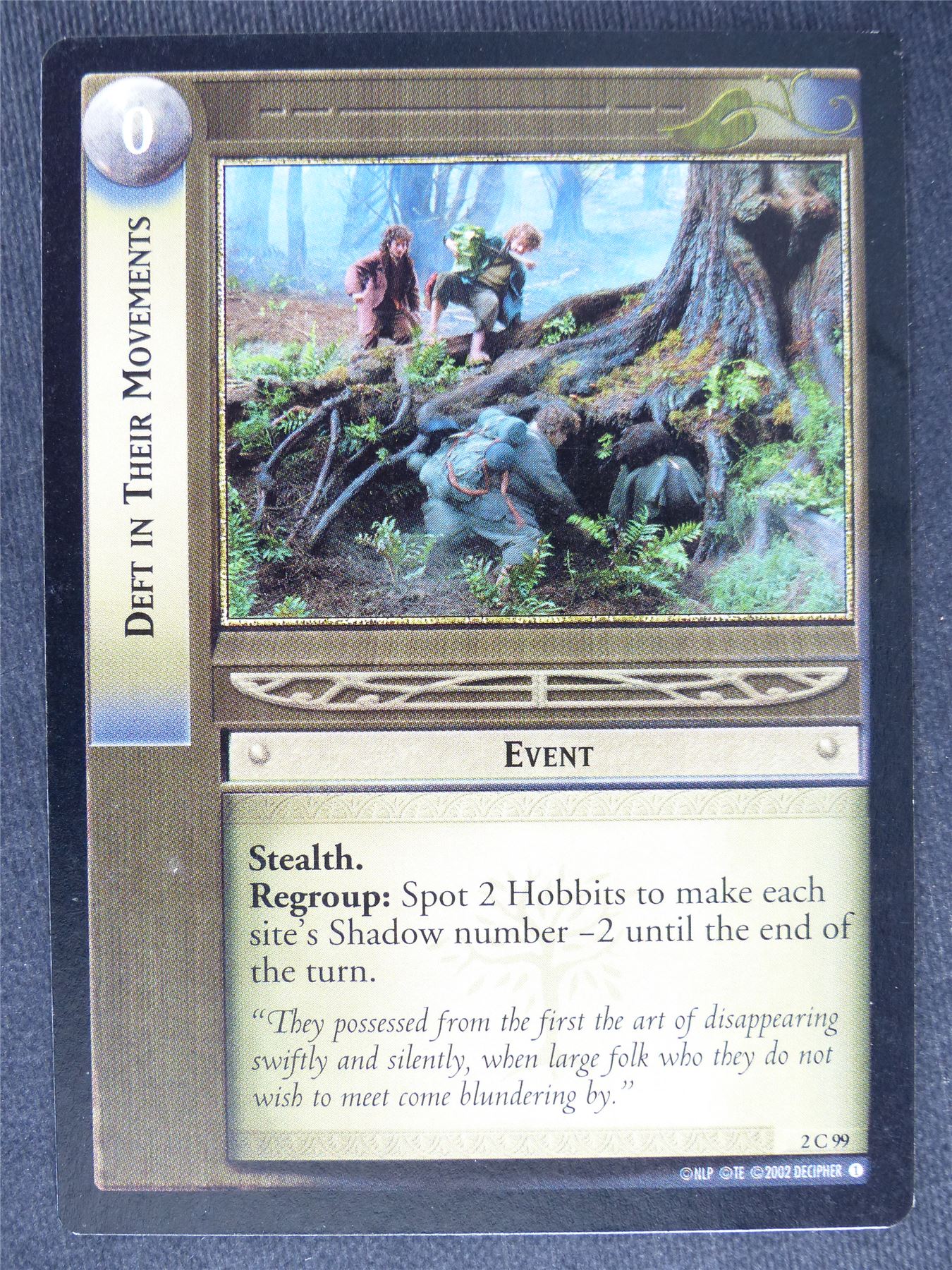 Deft In Their Movements 2 C 99 - played - LotR Cards #OU