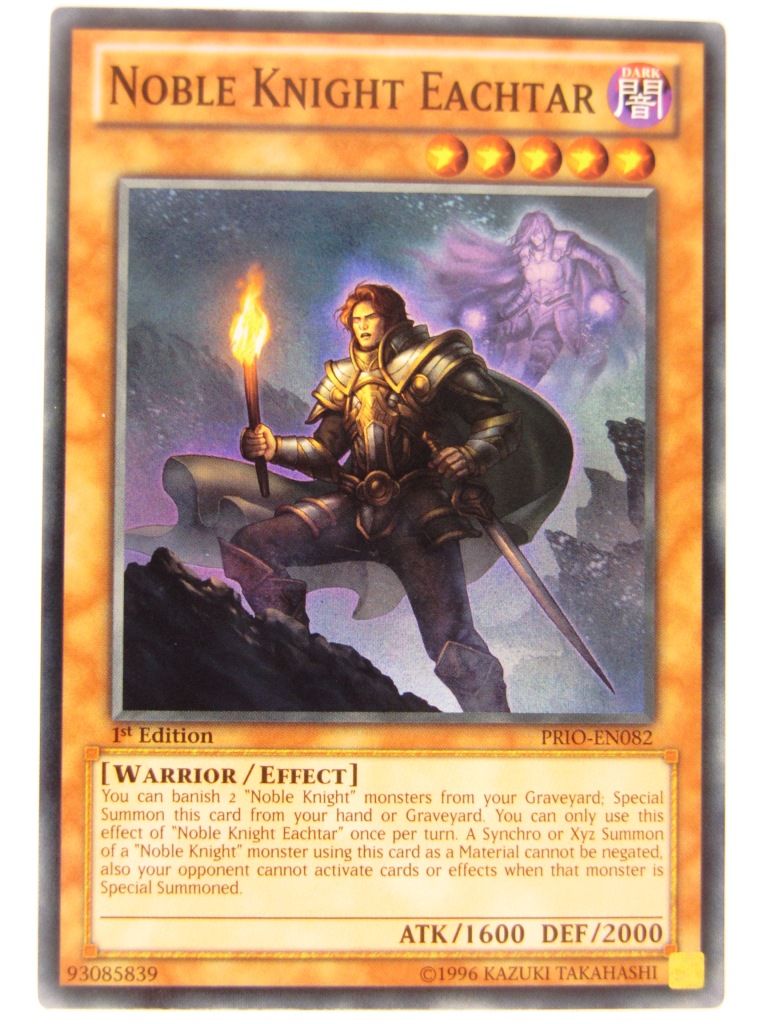 Yugioh Cards: NOBLE KNIGHT EACHTAR PRIO SUPER RARE: Primal Origin