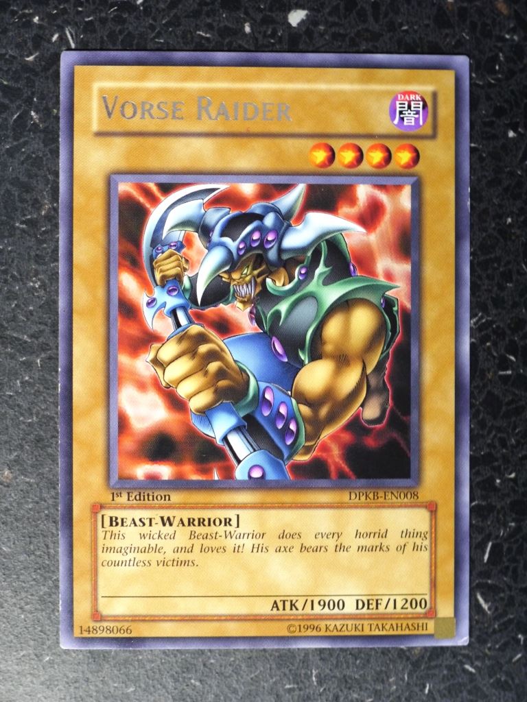 Yugioh Cards: VORSE RAIDER DPKB RARE # 8H22