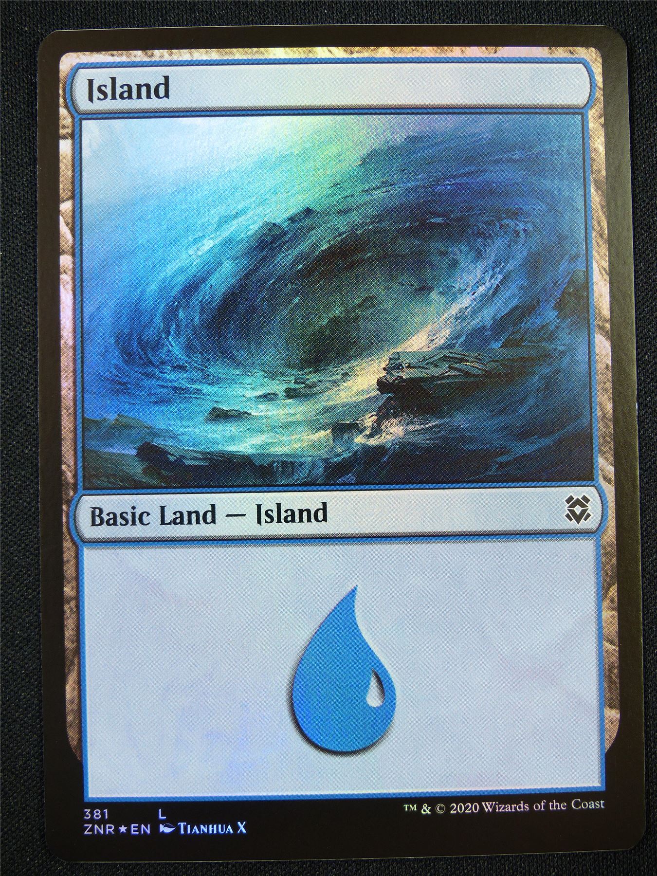 Island 381 Foil - Mtg Card #219