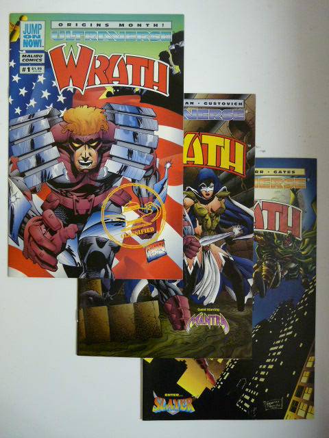 comic: WRATH #1 thru #3