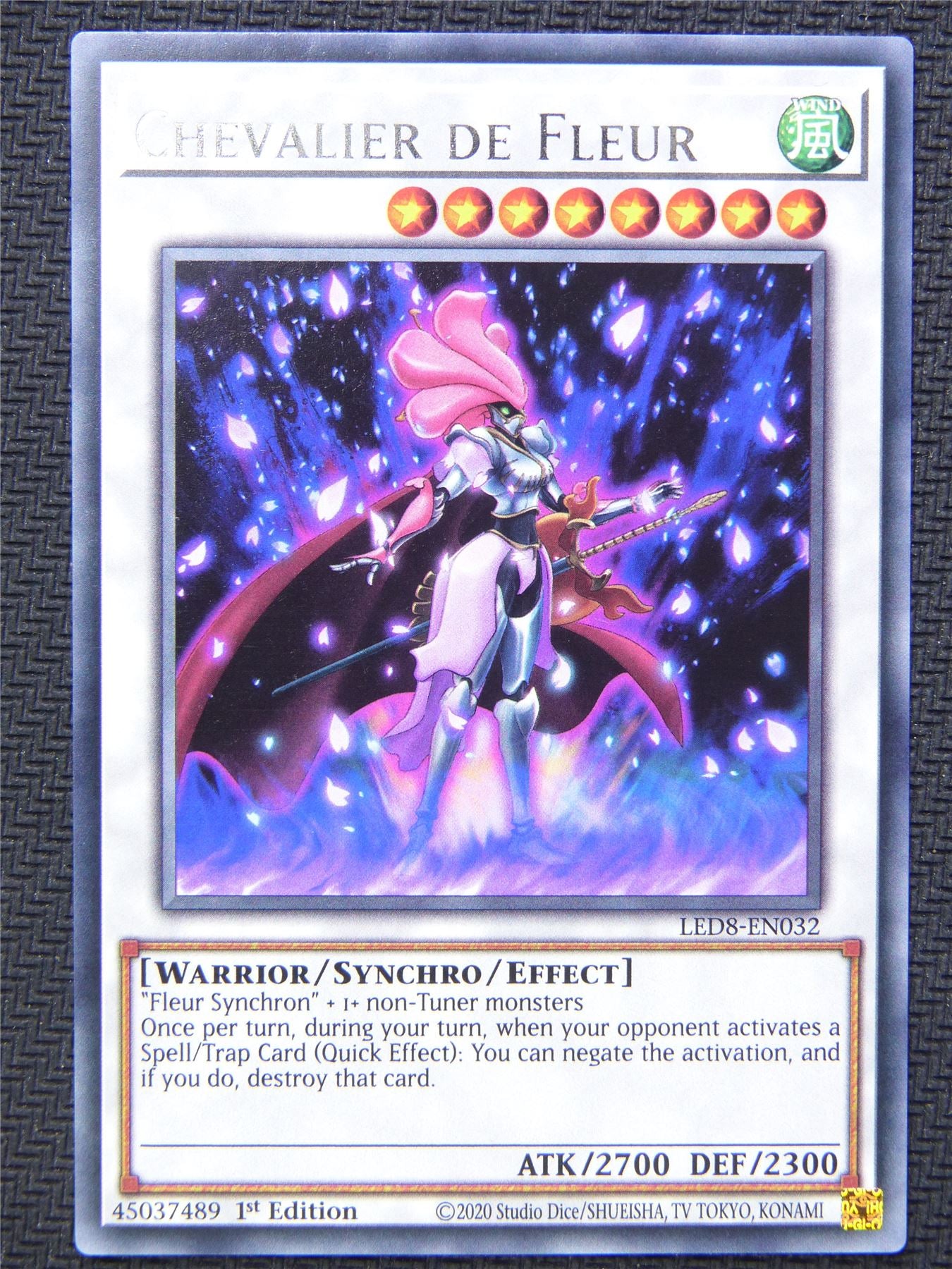 Chevalier de Fleur LED8 Rare 1st Editon - Yugioh Card #4LF