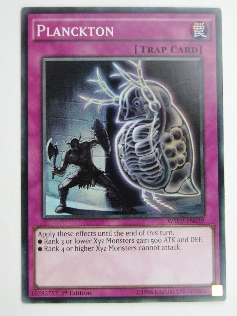 Yugioh Cards: PLANCKTON WSUP SUPER RARE # 25E84