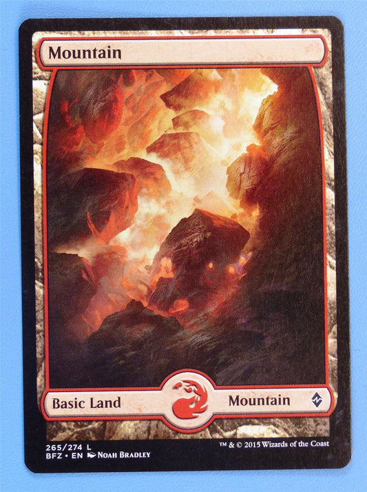 Mountain - Full Art - Mtg Card # 2I22