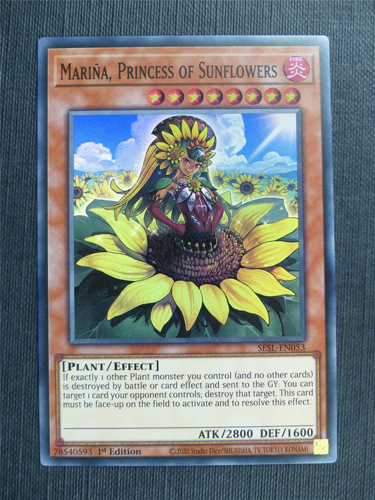 Marina Princess of Sunflowers - SESL Yugioh Card