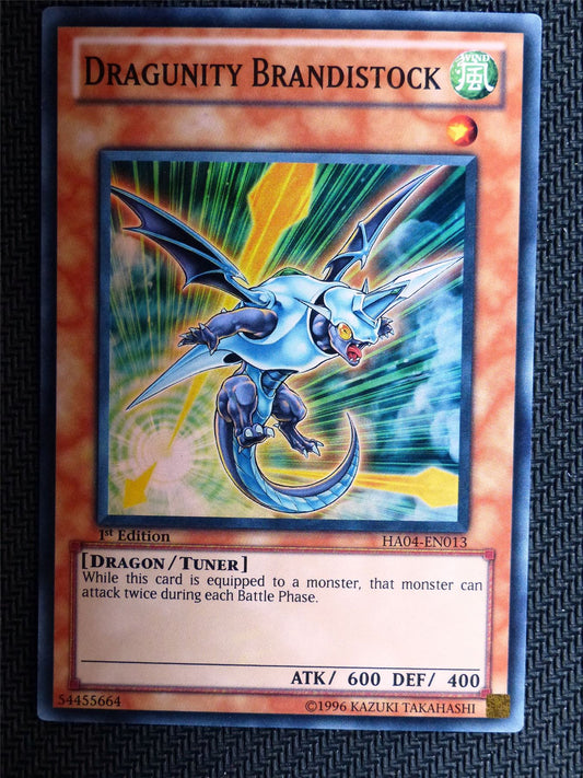 Dragonity Brandistock - Ha04 - Super Rare - Yugioh Card # 1I48