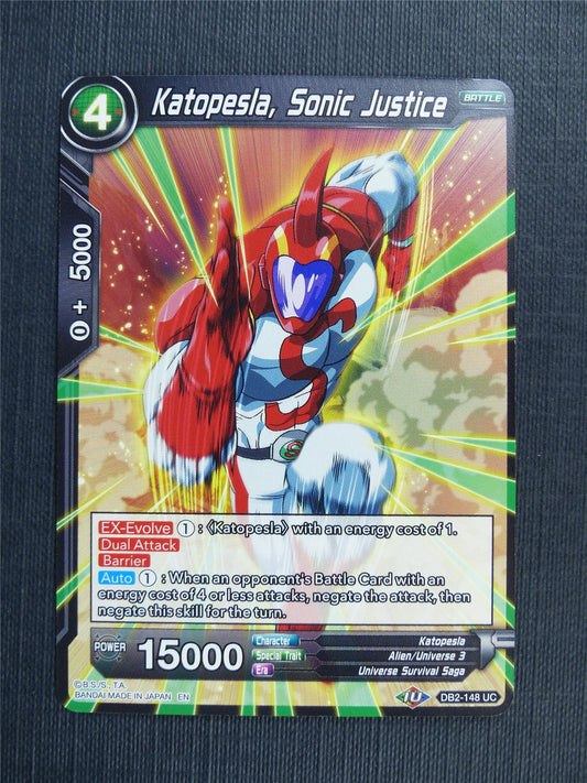Katopesla Sonic Justice - DB2 Dragon Ball Super Card