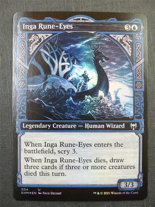 Inga Rune-Eyes Showcase Foil - Mtg Card #4ES