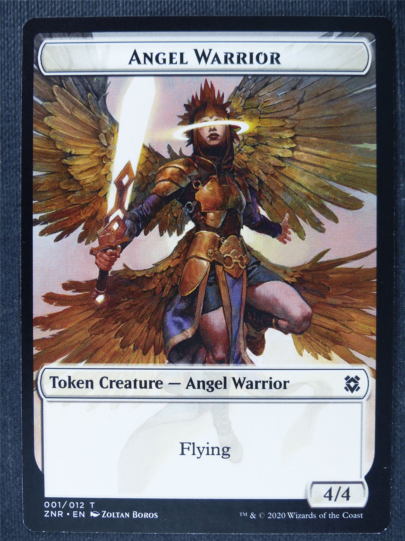 Angel Warrior Token - Mtg Magic Cards #SW