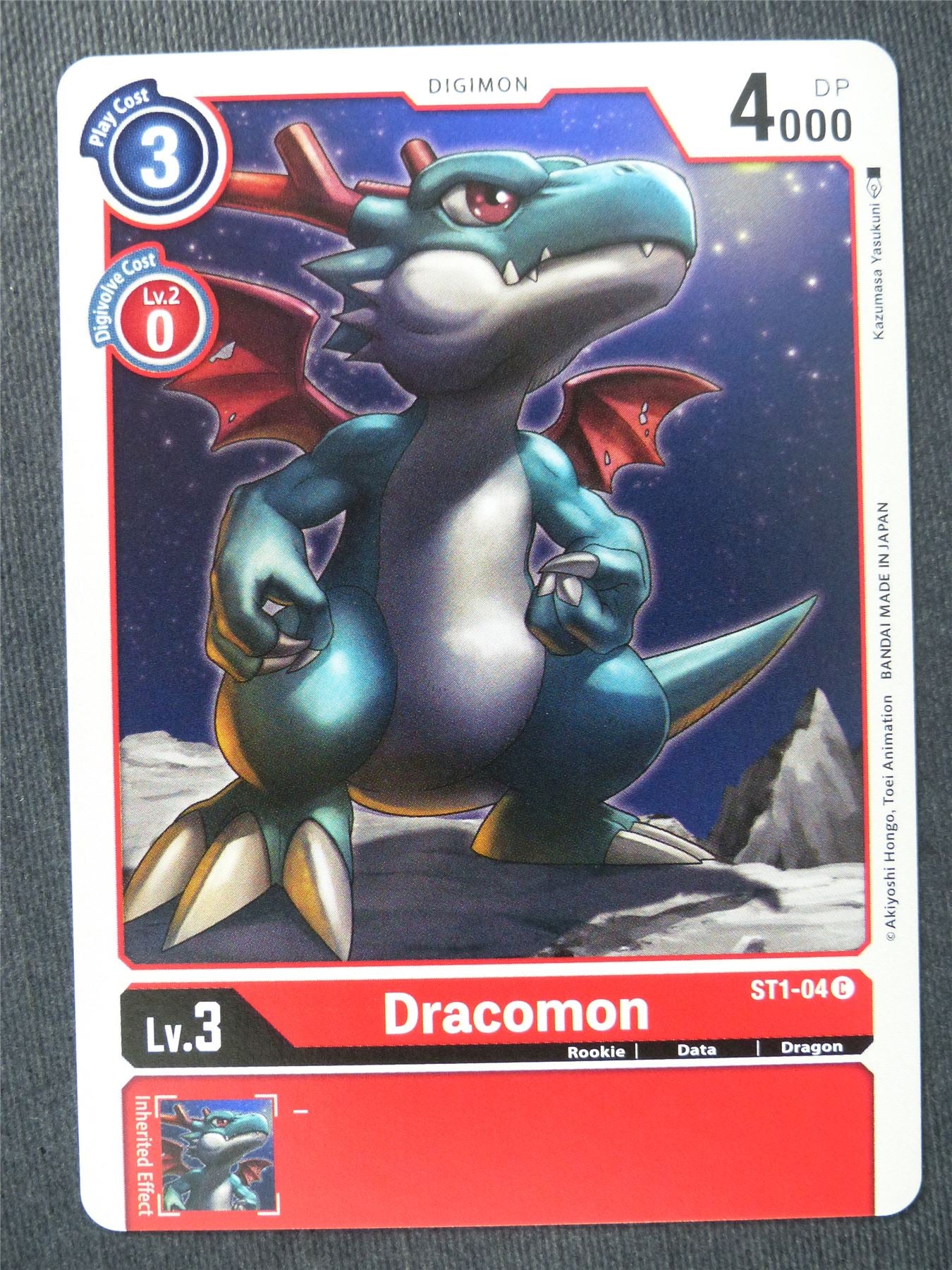 Dracomon ST1-04 C - Digimon Cards #V0