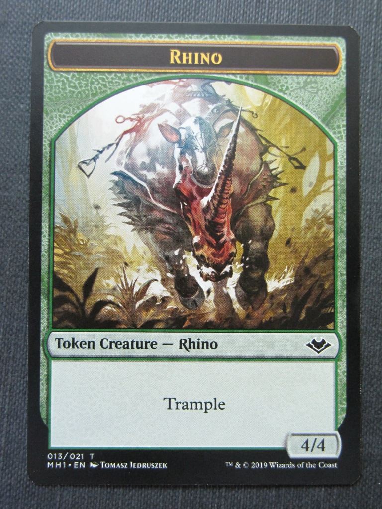Soldier Rhino Token - Modern Horizons - Mtg Magic Cards # 8A85