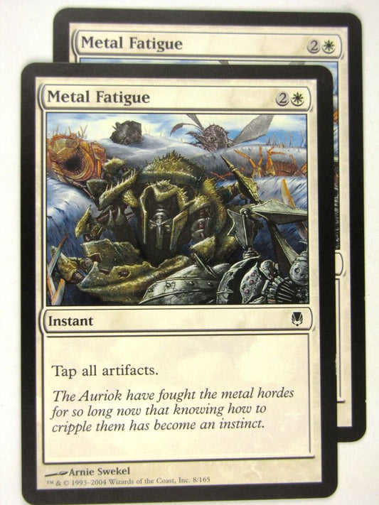 MTG Magic: the Gathering Cards: METAL FATIGUE x2: DST