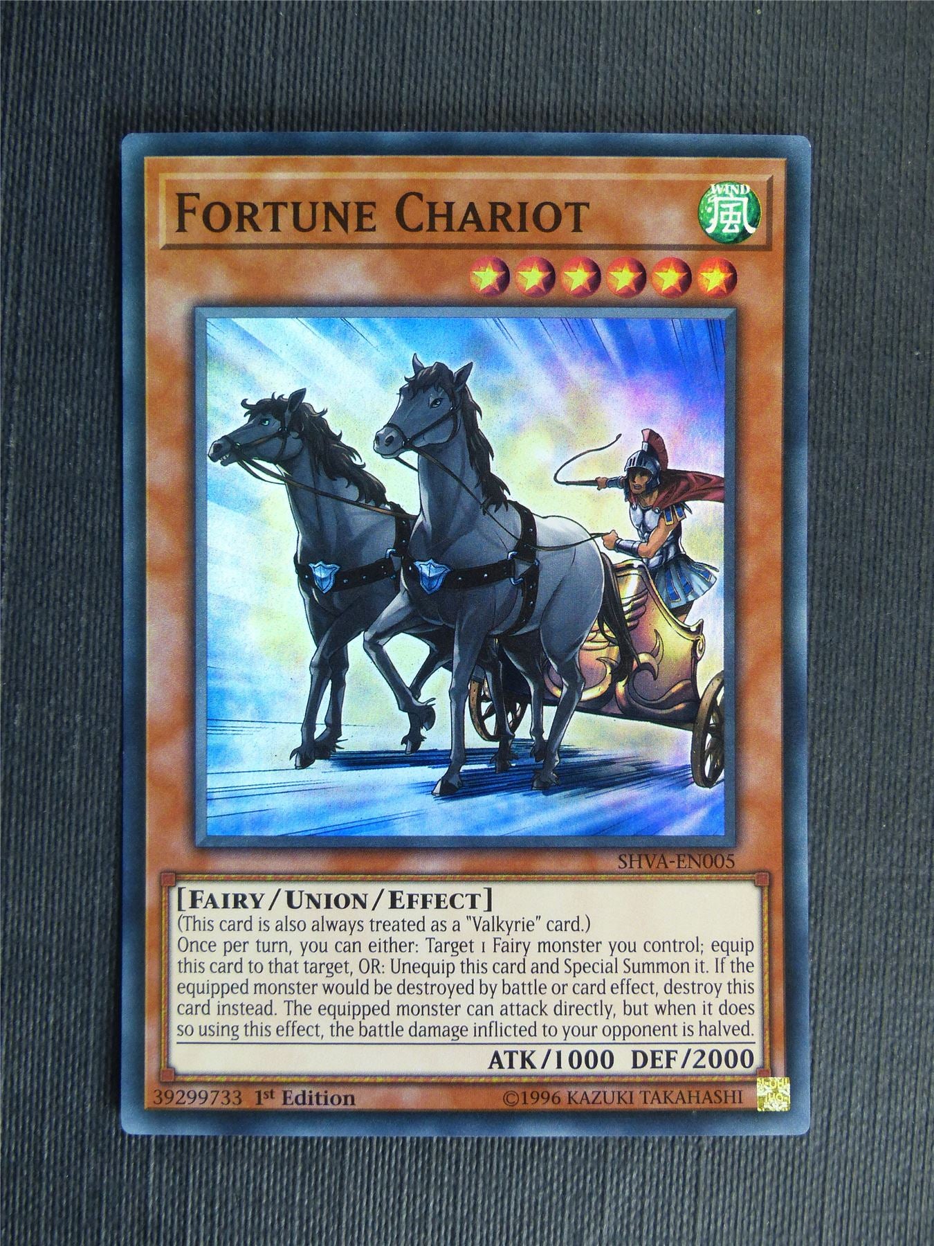 Fortune Chariot SHVA Super Rare - 1st ed - Yugioh Cards #YU