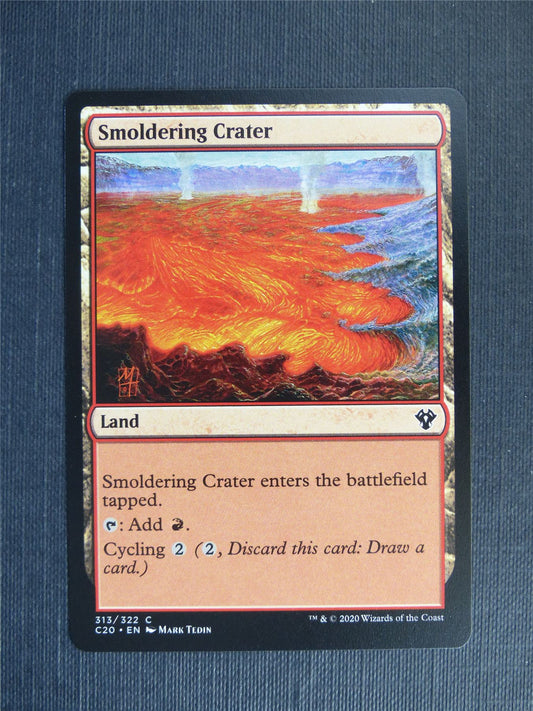 Smoldering Crater - C20 - Mtg Card