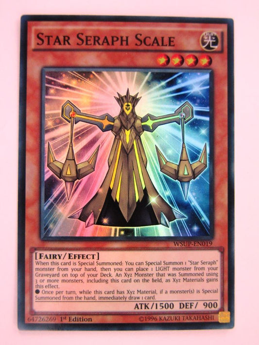 Yugioh Cards: STAR SERAPH SCALE WSUP SUPER RARE # 1J24