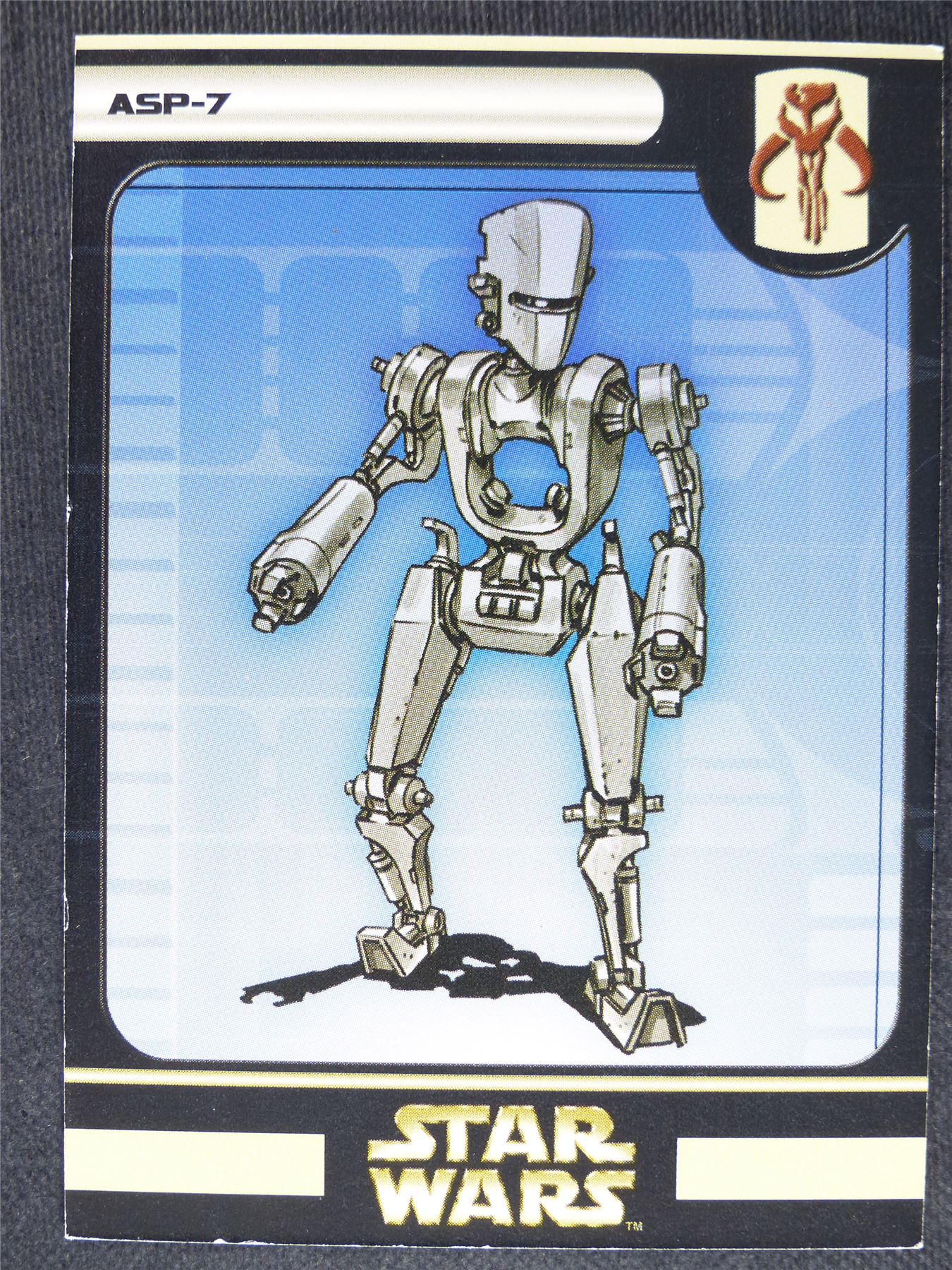 ASP-7 - Star Wars Miniatures Spare Cards #6A