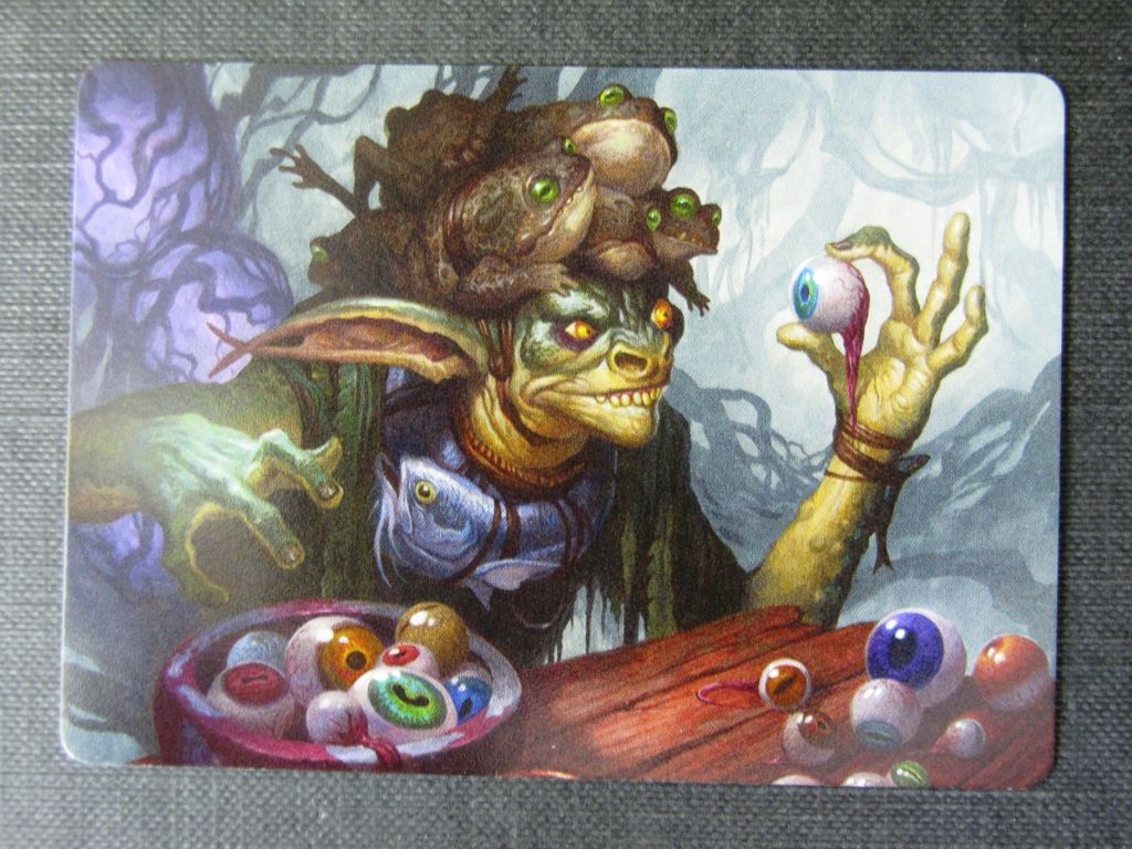 Warteye Witch 08/54 - MH Art Series - Mtg Magic Cards # 7J87