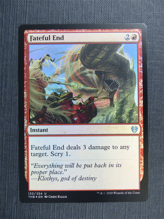 Fateful End Foil - Theros Collector Ed - Mtg Magic Cards #3KY