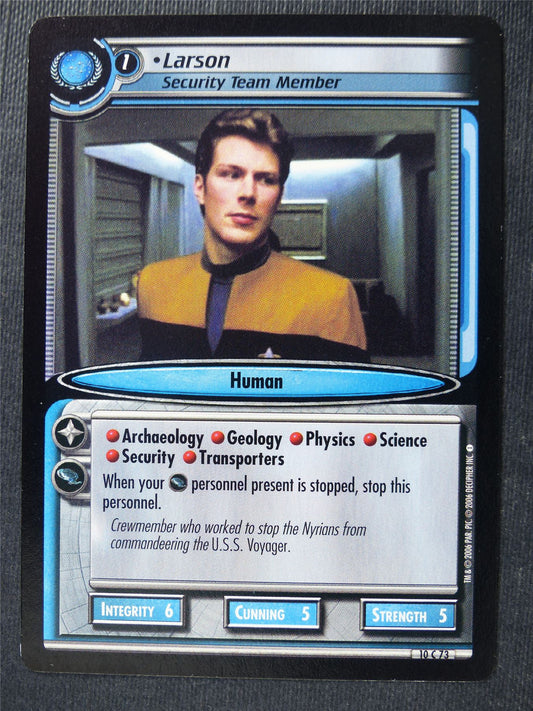 Larson - Star Trek Card #4UQ